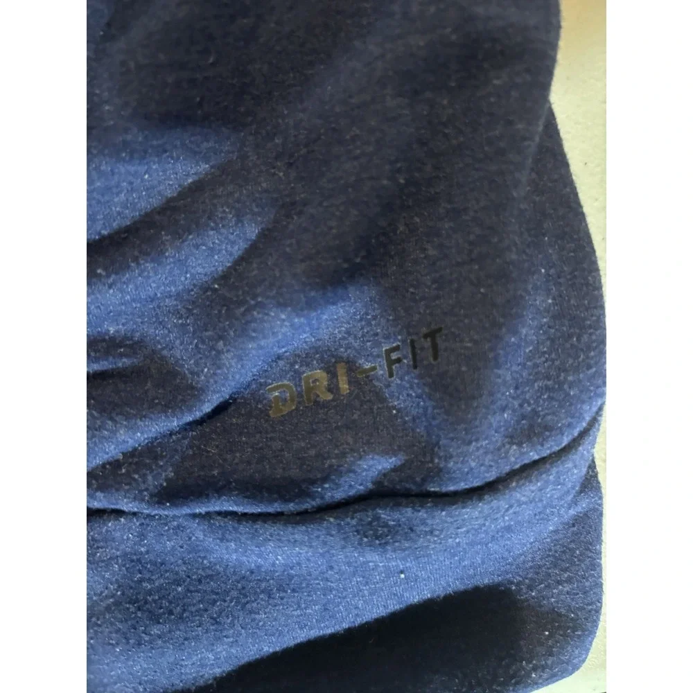 Nike‎ Mens Dri Fit Breathe Dry 1/2 Zip Pullover Sweatshirt Blue Medium